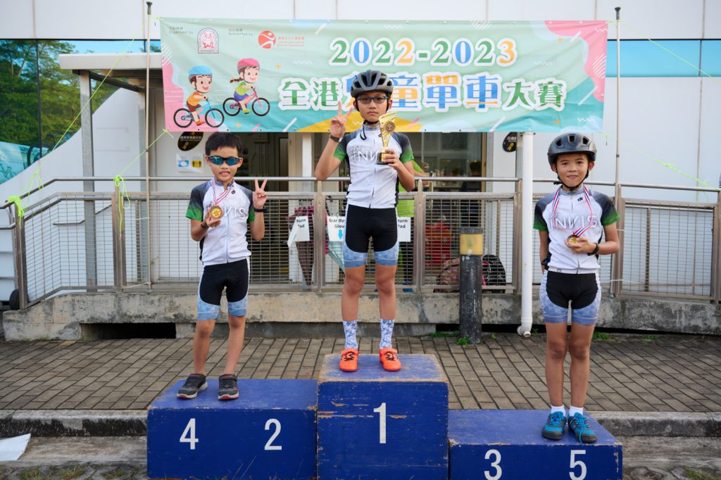 男子10歲組 得獎運動員(安聲燁, 梁君迪, 梁湛明)